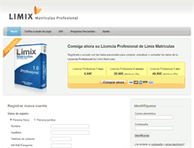 Tablet Screenshot of profesional.limix.net
