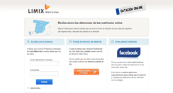 Desktop Screenshot of datacion.limix.net