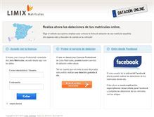 Tablet Screenshot of datacion.limix.net